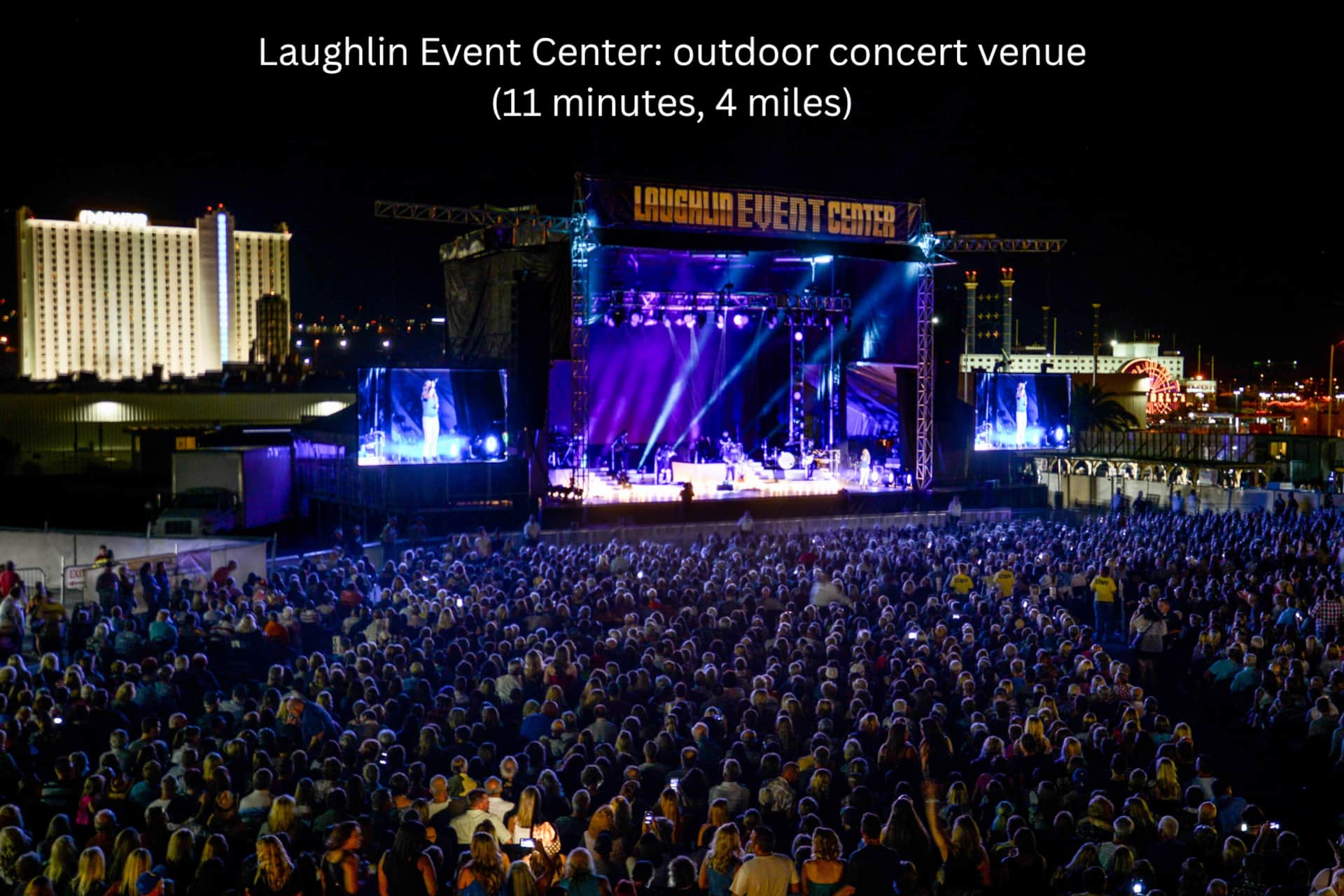 Laughlin Event Center outdoor concert