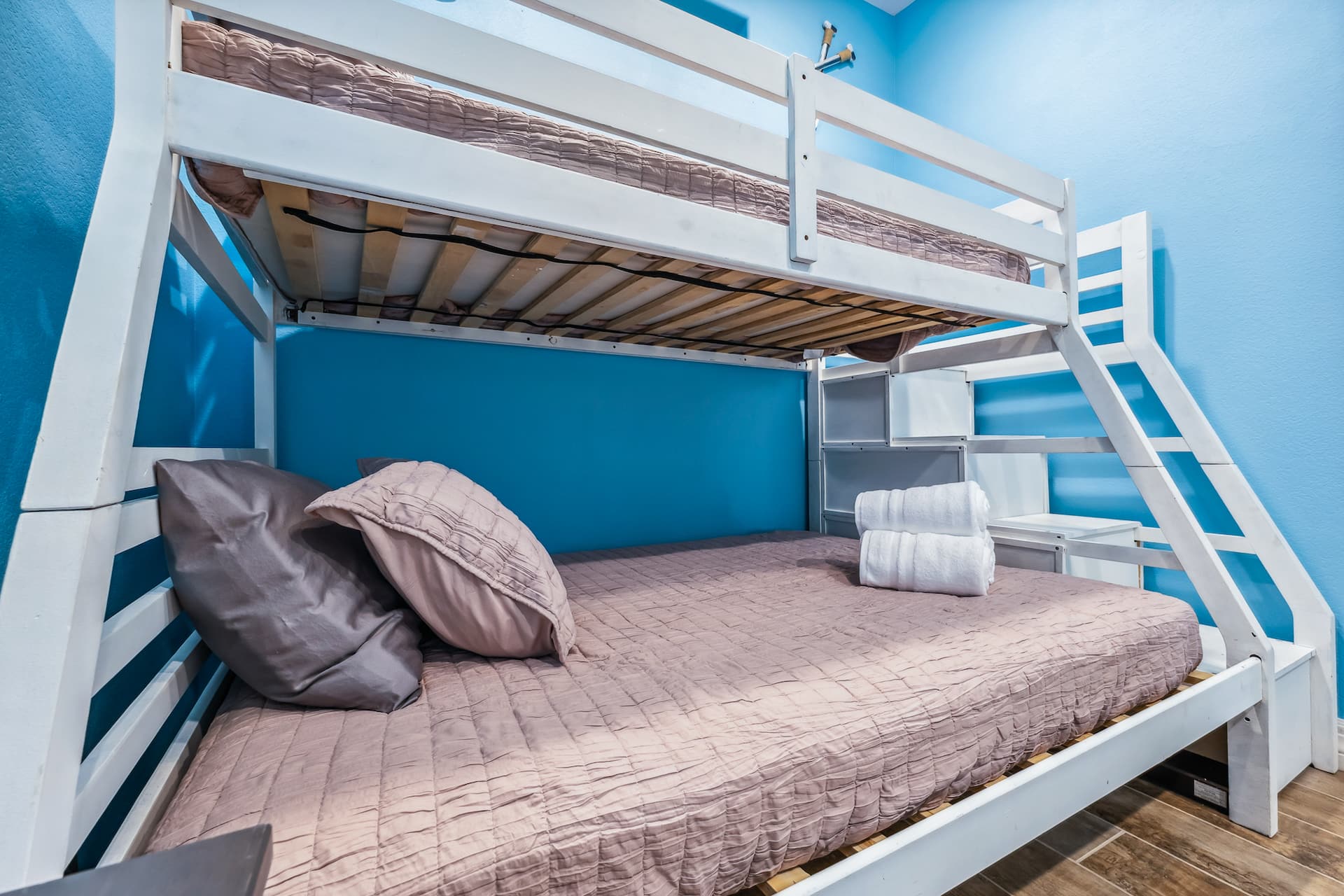 Bunk room with twin-over-full bed